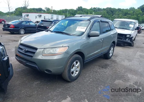 2008 Hyundai Santa Fe Gls z USA, uszkodzony, nr VIN 5NMSG13D68H166379
